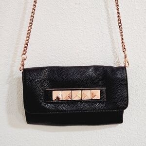 𝅺belle & Sky Clutch Purse Bag With Detachable Strap Rockstud Design
